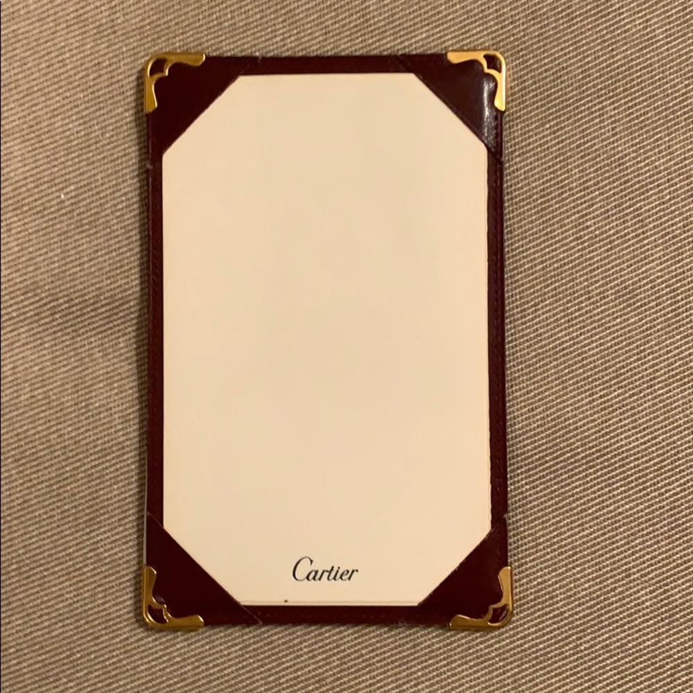 Cartier pocket notes accessory
